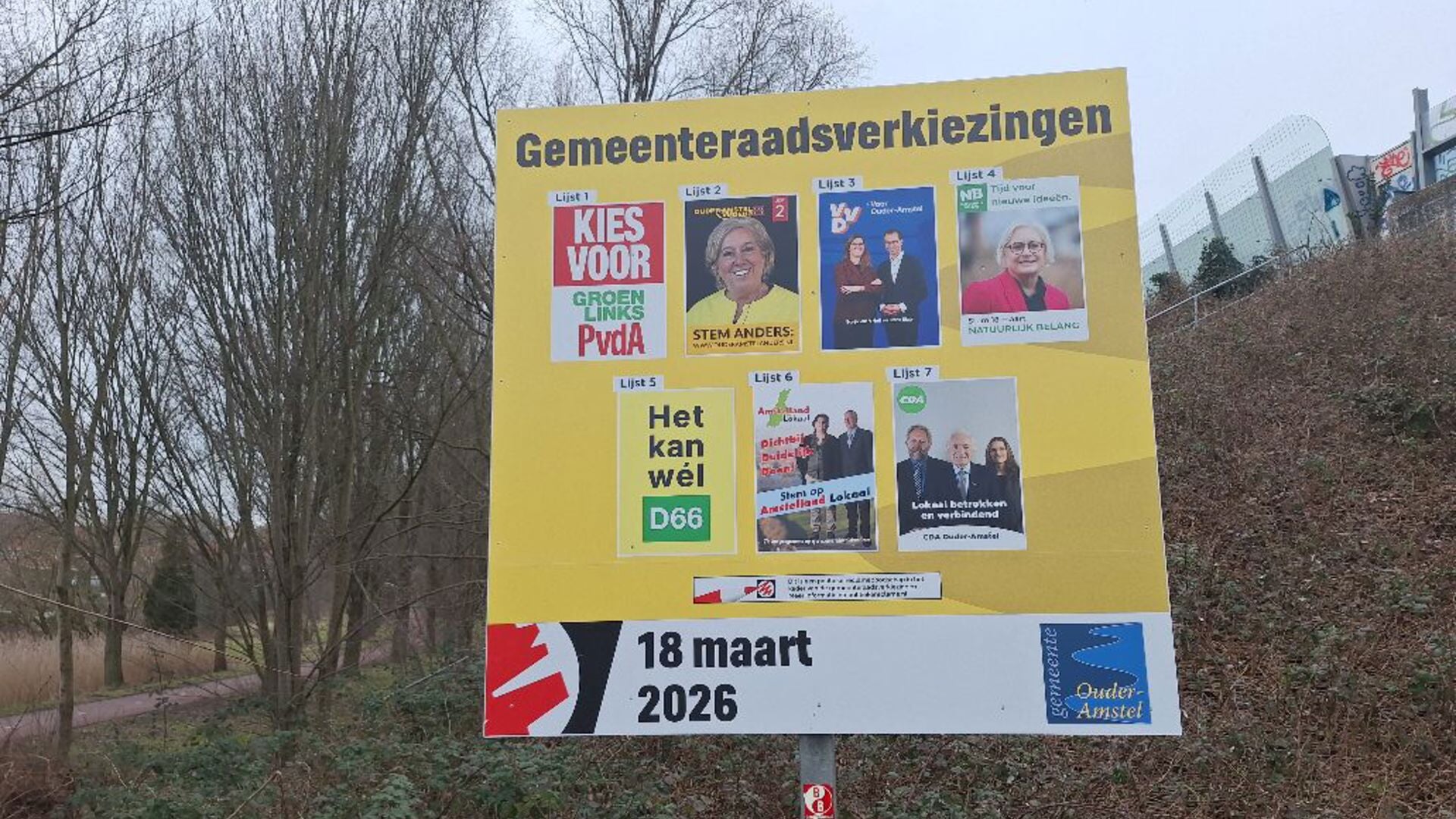 Ouder-Amstel's Vote: GroenLinks/PvdA, VVD, PVV Top European Polls